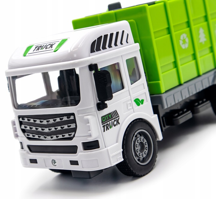 ŚMIECIARKA zdalnie STEROWANA RC DUŻY samochód dla dzieci AUTO Z PILOTEM wóz