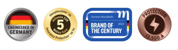 LISTWA PRZEPIĘCIOWA BRENNENSTUHL 4 GNIAZDA 13500A