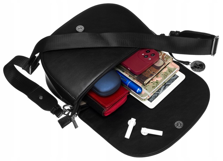 Torebka damska PETERSON listonoszka miejska stylowa na ramię torba z klapką