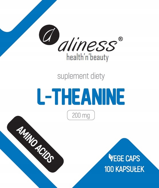 Aliness L-THEANINE teanina SPOKÓJ stres ODPRĘŻENIE