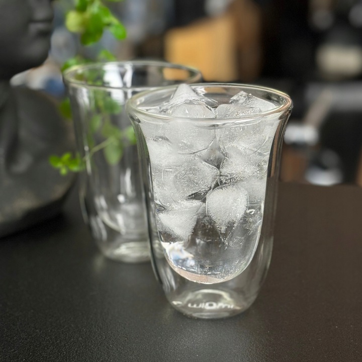 Szklanki termiczne do kawy latte z podwójną ścianką Miowi Tulipan 6x 300 ml