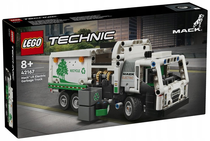 Lego TECHNIC 42167 Śmieciarka Mack LR Electric