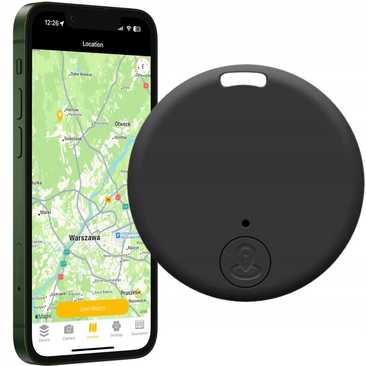 LOKALIZATOR KLUCZY PORTFELA GPS BRELOK MINI DŹWIĘKOWY BLUETOOTH ANDROID IOS
