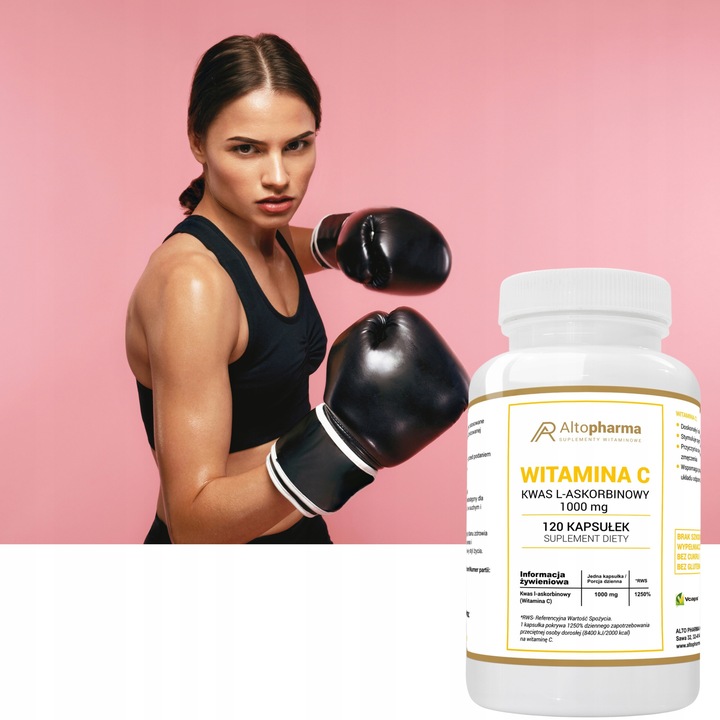 WITAMINA C 1000mg KWAS L-ASKORBINOWY WEGE 120 kaps