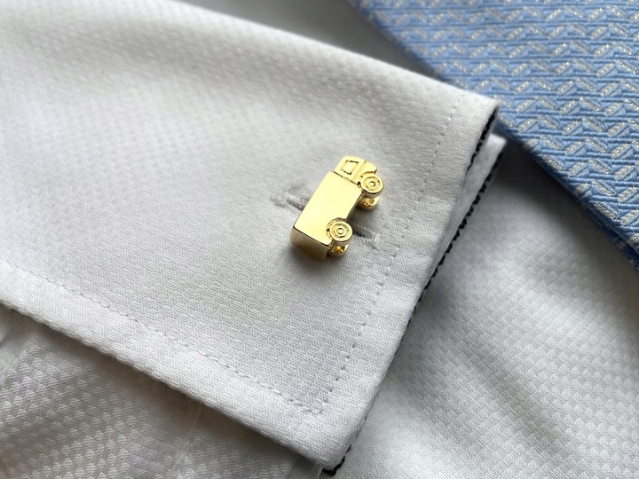 Srebrne spinki do mankietów Paragrafy dla Prawnika Sędziego Adwokata +Etui