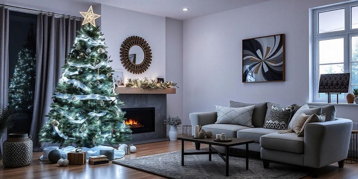 Lampki Choinkowe 200LED Kulki Zimny Białe na Choinkę Oświetlenie 16 M