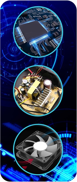 PROSTOWNIK AUTOMATYCZNY Z FUNCJĄ NAPRAWY 12V 24V LED ŁADOWARKA AKUMULATORÓW