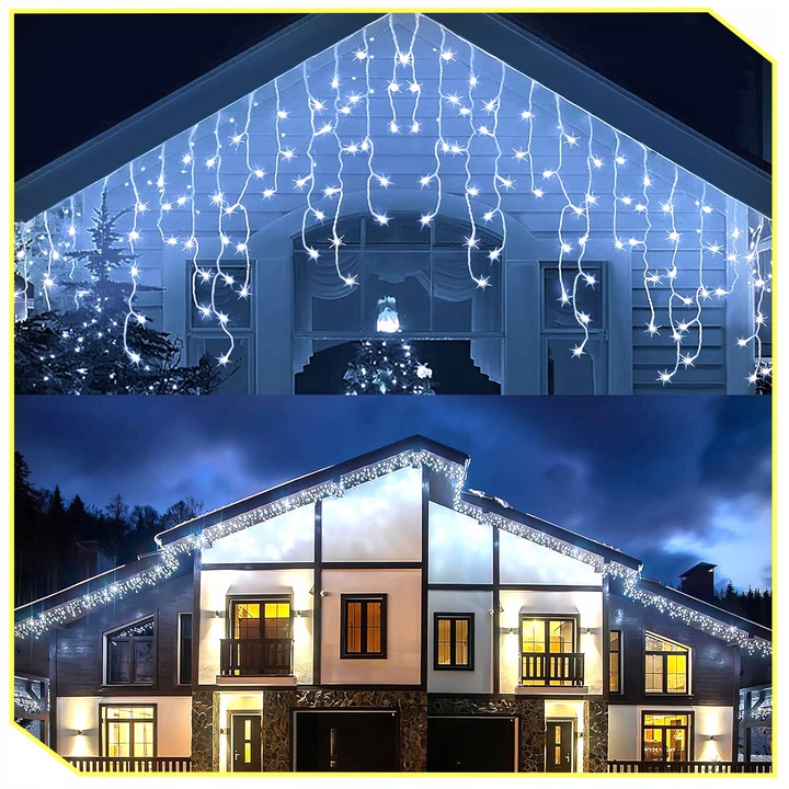SOPLE LAMPKI CHOINKOWE 501 LED 22.5M ZEWNĘTRZNE ŚWIATEŁKA ŚWIĄTECZNE