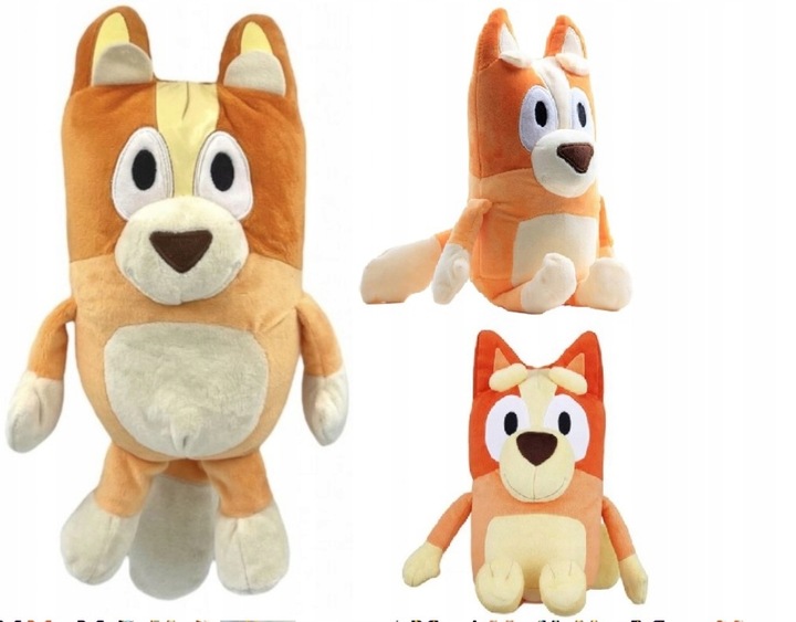 PLUSZOWA MASKOTKA NA PREZENT DLA DZIECKA 2 SZT. MASKOTKA 28CM BLUEY I BINGO