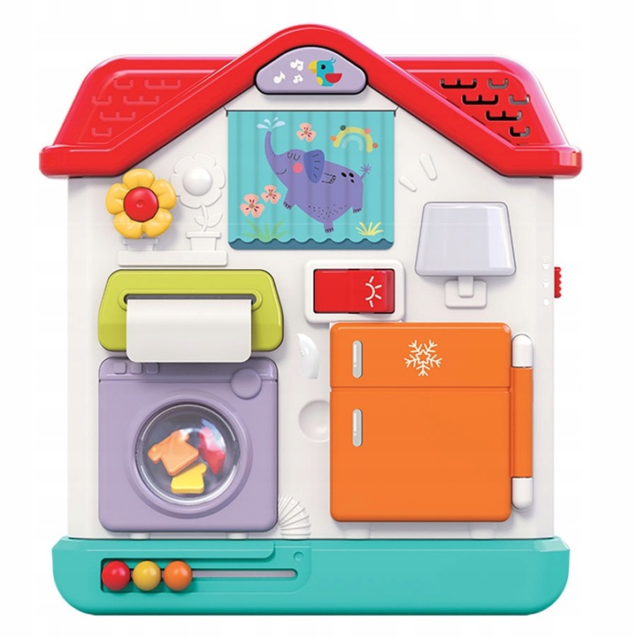 Zabawki interaktywne / edukacyjne - Zręcznościowy domek, 10 m+, Dumel