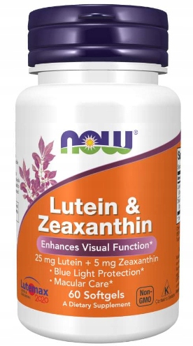 NOW Lutein & Zeaxanthin LUTEINA CHRONI OCZY 60