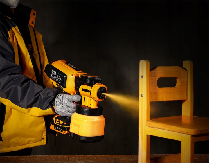 PISTOLET DO MALOWANIA ŚCIAN AGREGAT MALARSKI 3DYSZE 70 DIN ZESTAW XXL DEKO