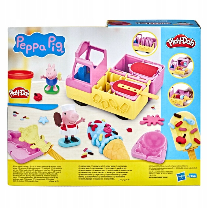 Play-Doh Świnka Peppa Samochód z lodami Hasbro F3597