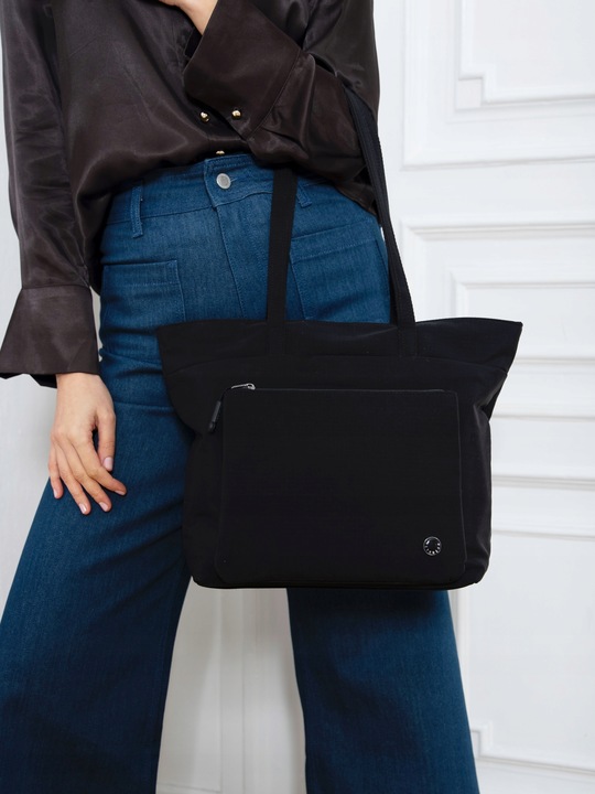 Duża torba shopper bag damska torebka na ramię zakupowa miejska PETERSON