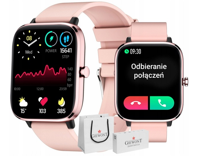 SMARTWATCH GIEWONT GW230-1 Dynamic SmartCall ROZMOWY SMS SPORT ALERT KROKI