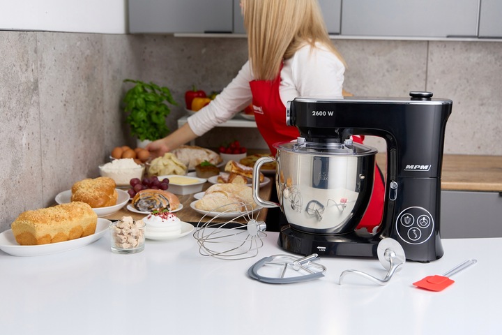 Robot planetarny kuchenny duża moc MPM MRK-22 2600 W