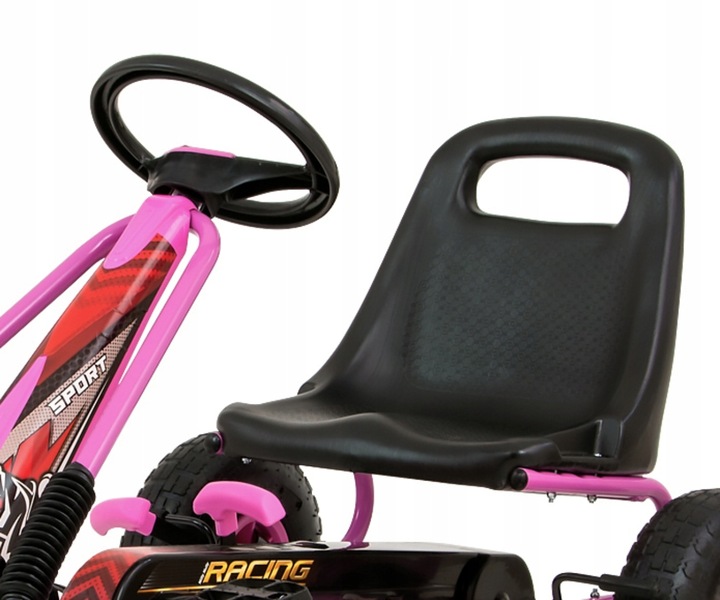 Gokart na pedały Milly Mally Thor Pink