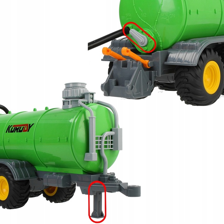 ZDALNIE STEROWANY TRAKTOR XXL CIĄGNIK ROLNICZY PILOT R/C CYSTERNA NA WODĘ