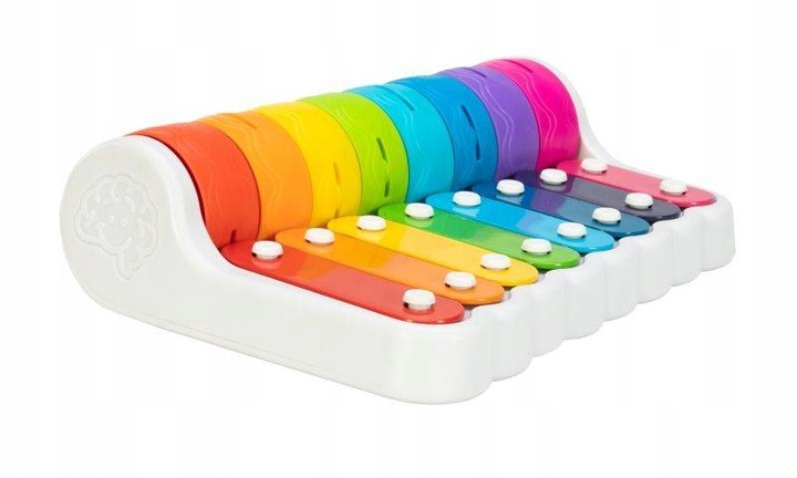 Ksylofon dla dzieci Instrument kolorowe grające Cymbałki Fat Brain Toys