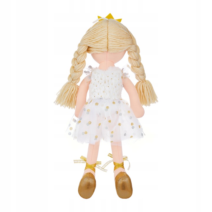 Lalka szmaciana szmacianka przytulanka złota księżniczka Lily 38 cm