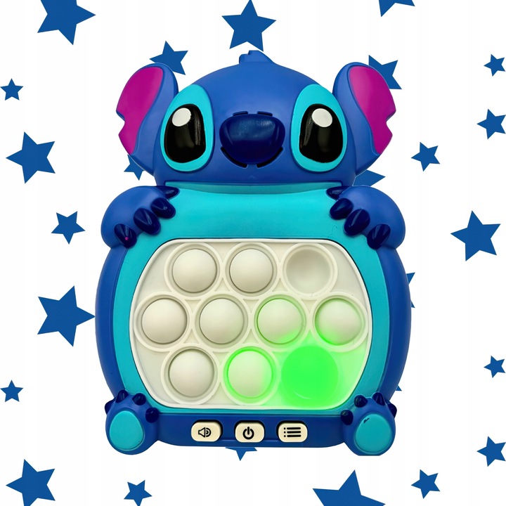 POP IT POPIT GRA Z LILO AND STITCH ELEKTRYCZNA ANTYSTRESOWA ZRĘCZNOŚCIOWA