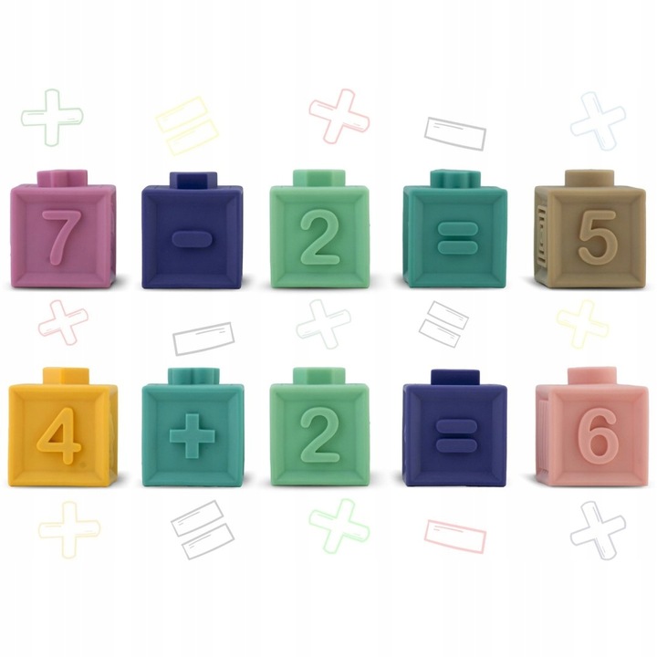 ZABAWKA DO KĄPIELI 24 ELEMENTY MONTESSORI KLOCKI SORTER DLA DZIECI PREZENT