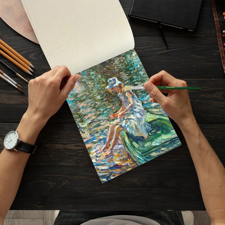 ZESTAW ARTYSTYCZNY DO MALOWANIA SZTALUGA PŁÓTNO DLA DZIECI PREZENT