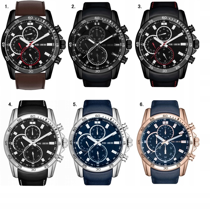 Zegarek męski Paul Lorens MATIAS datownik zestaw PUDEŁKO + TOREBKA