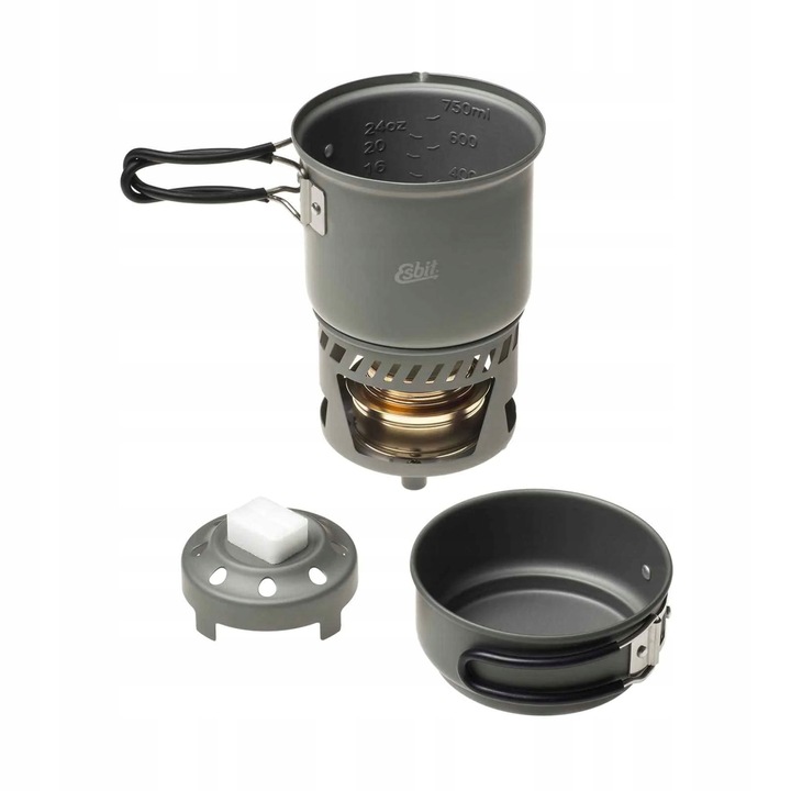 ESBIT KUCHENKA TURYSTYCZA COOKSET 985 ML Z PALNIKIEM SPIRYTUSOWYM