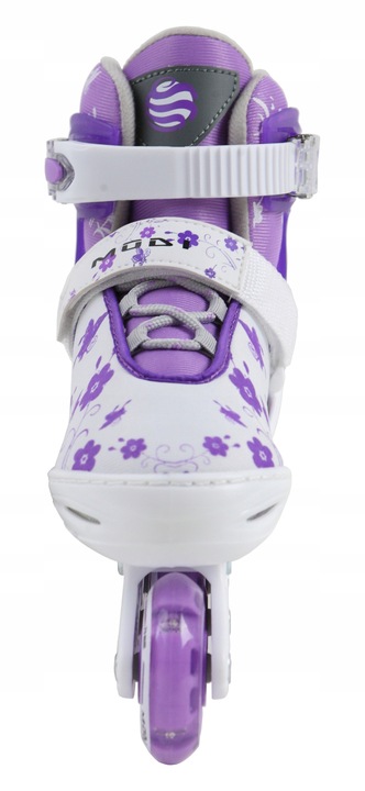 Rolki SAPHIRE 2 regulowan kauczuk 34-37 LED Świecą