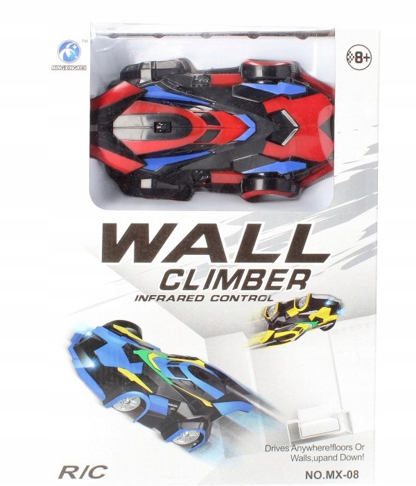 Samochód jeżdżący po ścianie i suficie RC auto zdalnie sterowany ścianowiec