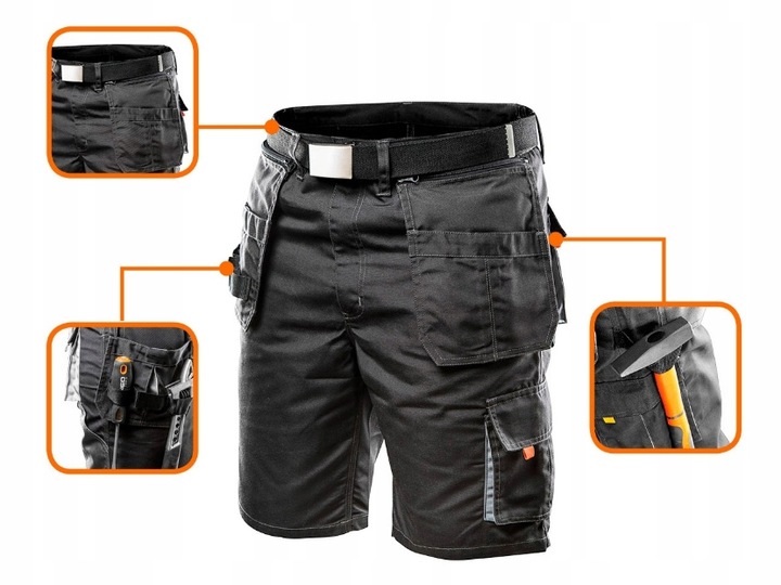 Spodnie robocze krótkie Neo Tools 81-270-L r.L