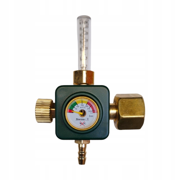 REDUKTOR ARGON CO2 SHERMAN Z ROTAMETREM MINI