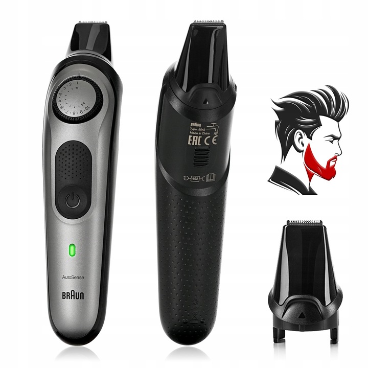 Braun Series 7 : Maszynka do Włosów, Trymer, Golarka – Wszystko w Jednym HQ