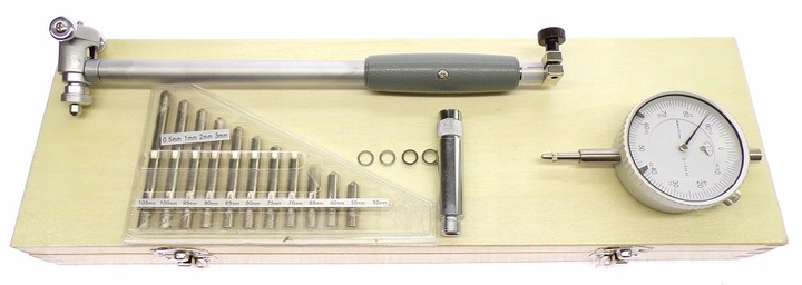 ŚREDNICÓWKA ZEGAROWA 50-160 50 - 160 0,01 CZUJNIK ZEGAROWY DO CYLINDRÓW