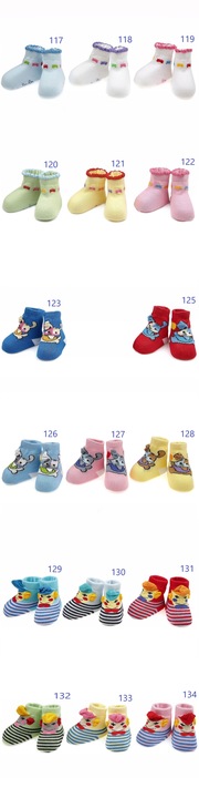 SKARPETKI NIEMOWLĘCE BAWEŁNIANE 0-3 MSC.