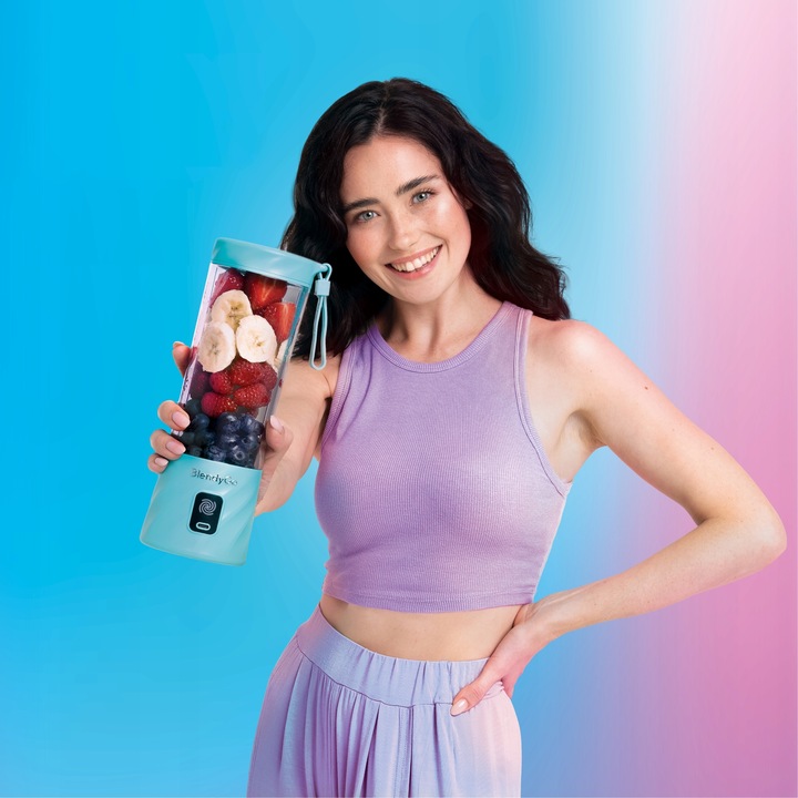 ZESTAW Blender Bezprzewodowy Przenośny Kielichowy BlendyGo 3 250W + ETUI