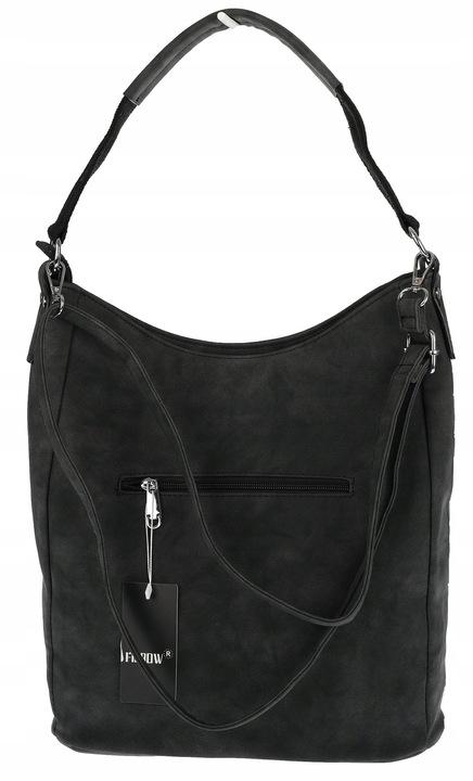 Torebka Damska Listonoszka Worek Shopper na Ramię Miejska YD1067 Czarna