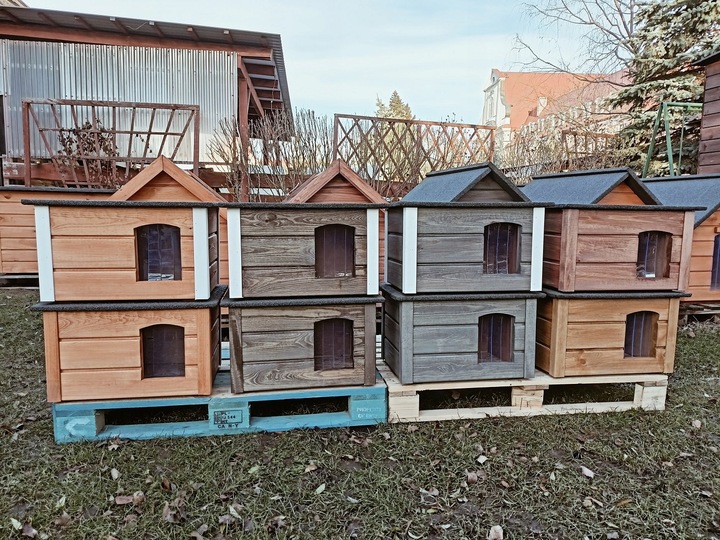 Buda budka dla kota ocieplana,solidna,różne kolory, Wysyła w całości PL