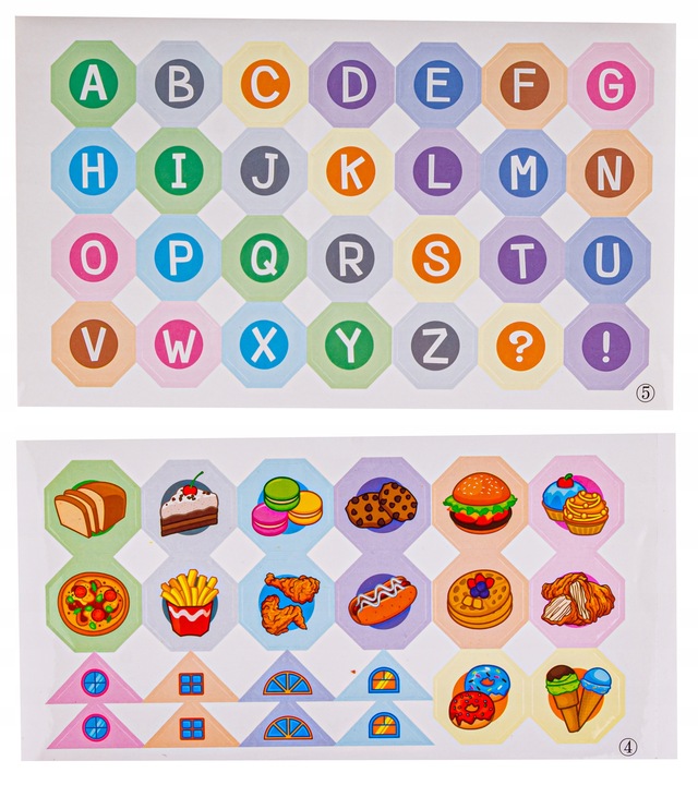 Klocki Wafle Konstrukcyjne Tor Kulkowy Kulodrom Dla Kulek Naklejki 226 Elem