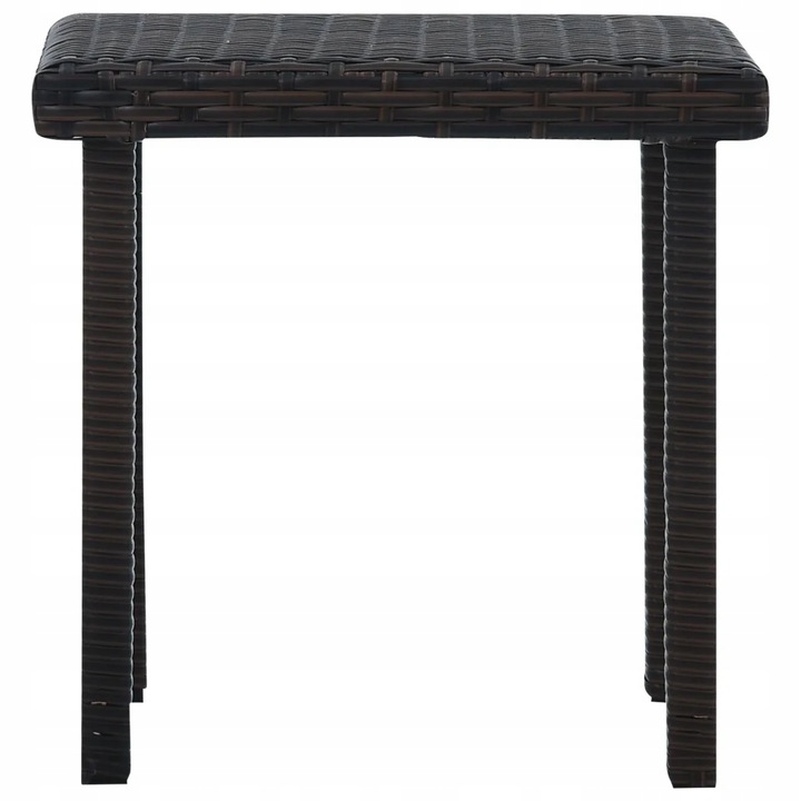 Ogrodowy stolik herbaciany, brąz, 40 x 40 x 40 cm