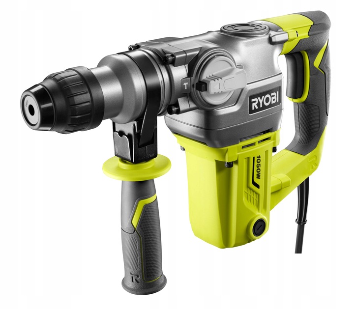 RYOBI MŁOT UDAROWY MŁOTOWIERTARKA 1050W 3,6 J RSDS1050-K +WALIZKA+DŁUTA
