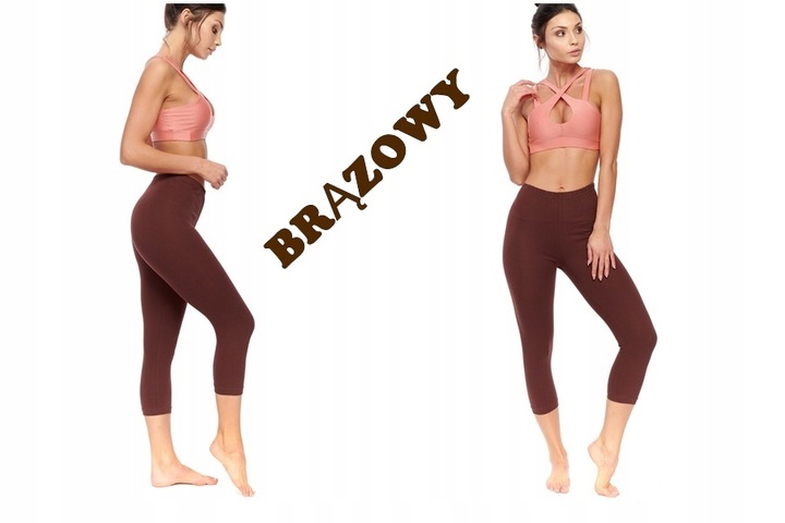 LEGGINSY GETRY 3/4 BAWEŁNIANE MIX KOLORÓW 4XL