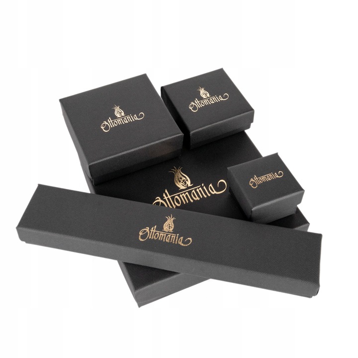 NASZYNIK SREBRNY ŁAŃCUSZEK Z CZERWONYM GRANATEM