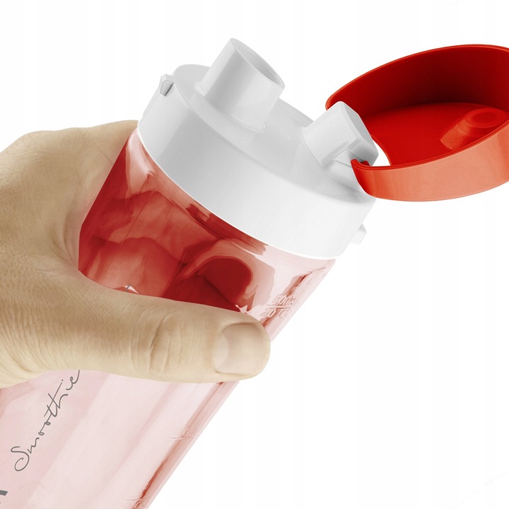 Blender kielichowy do smoothie 500W 0,6L czerwony tritan Sencor SBL 2114RD