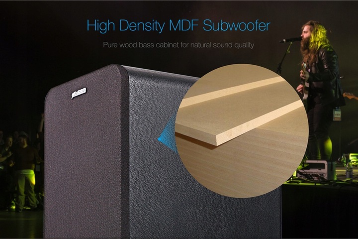 FENDA R40BT CZARNE BLUETOOTH, 60W głośniki 2.0 do telewizora komputera