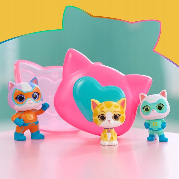 DISNEY JUNIOR SUPER KITTIES MINI FIGURKA NIESPODZIANKA KOTEK 3+