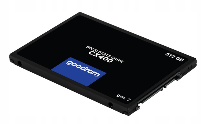 Dysk SSD GOODRAM 512GB CX400 G.2 2,5 SATA3 technologia 3D NAND Flash