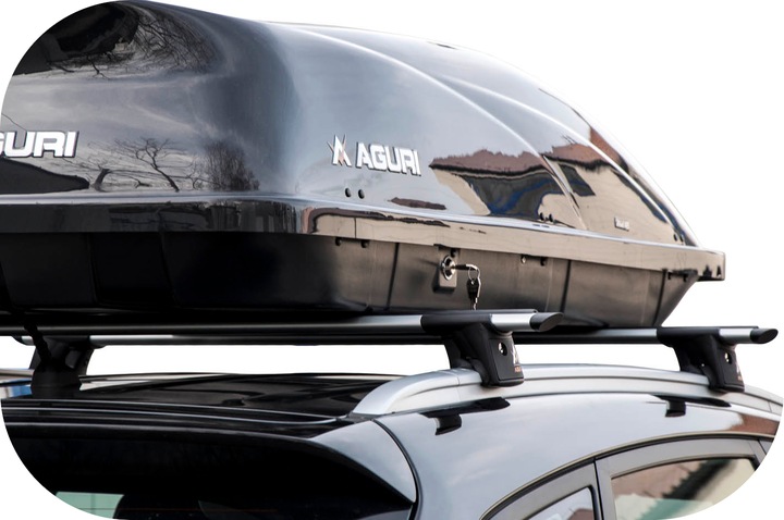 BAGAŻNIK NA RELINGI AUDI A6 Avant, Kombi 5 D 05-10 Czarny