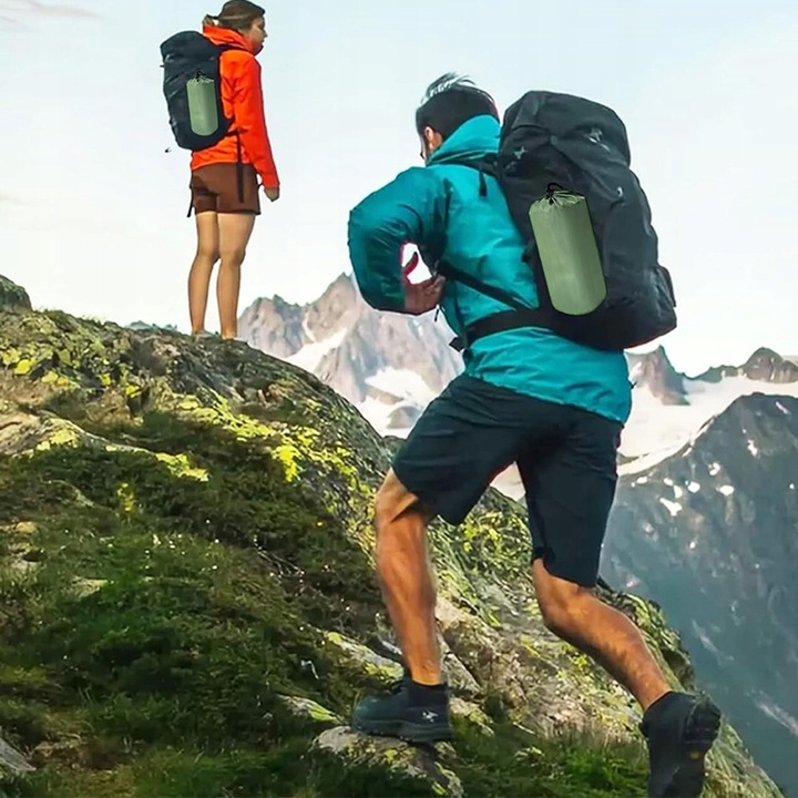 MATA SAMOPOMPUJĄCA KARIMATA POJEDYNCZY 200X67X10 CM Z PODUSZKĄ GRUBA